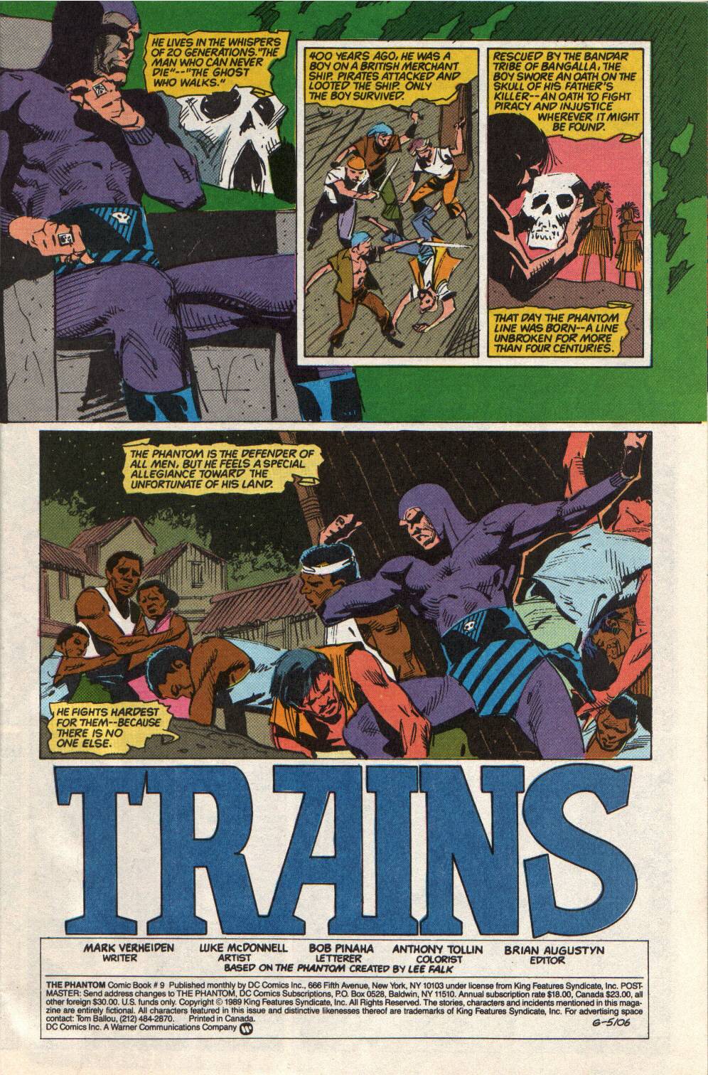 Read online The Phantom (1989) comic -  Issue #9 - 2