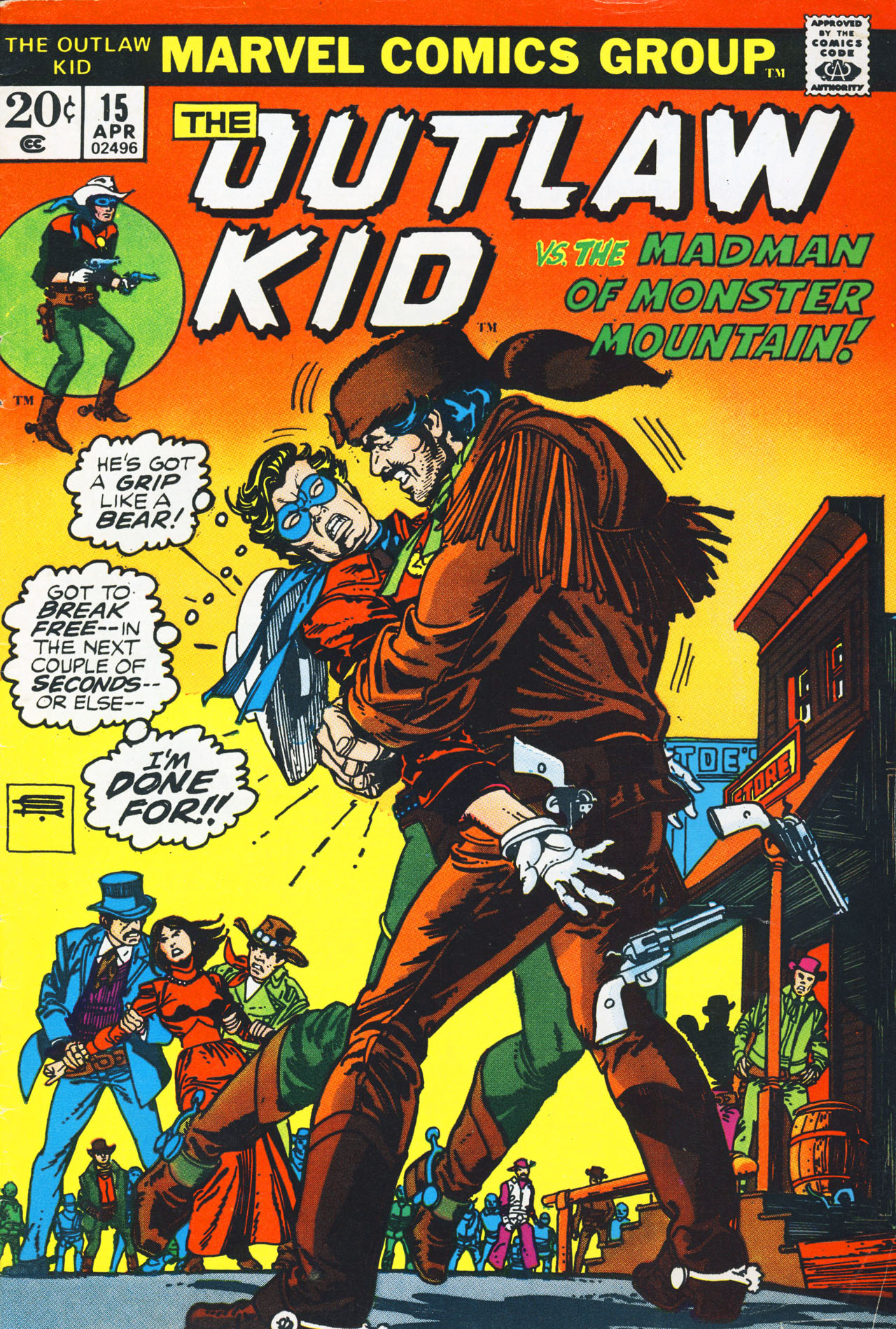 Read online The Outlaw Kid (1970) comic -  Issue #15 - 1