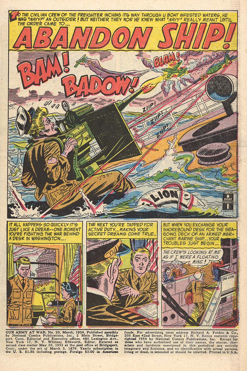 Read online Our Army at War (1952) comic -  Issue #20 - 3