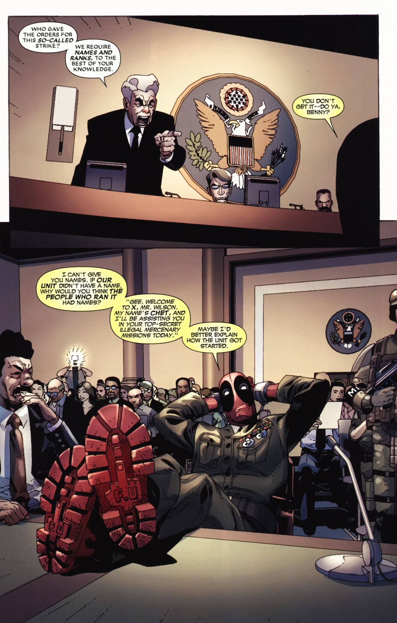 Read online Deadpool: Wade Wilson's War comic -  Issue #1 - 21