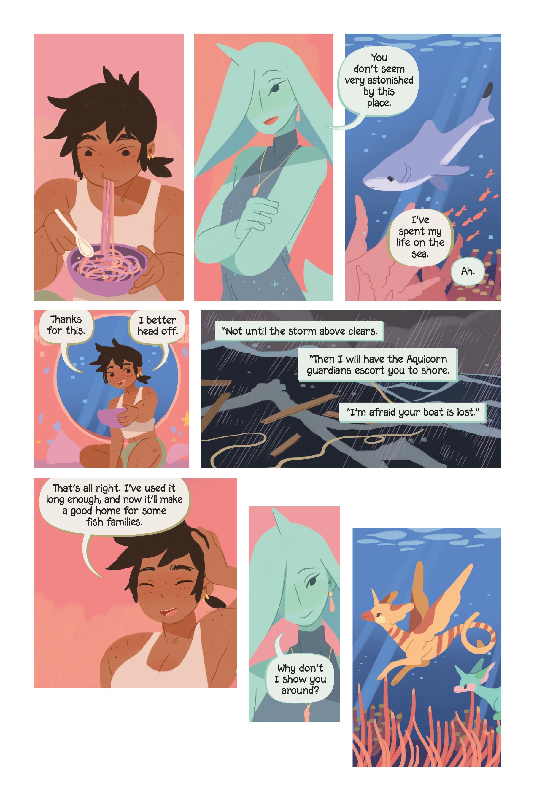 Read online Aquicorn Cove comic -  Issue # TPB - 42