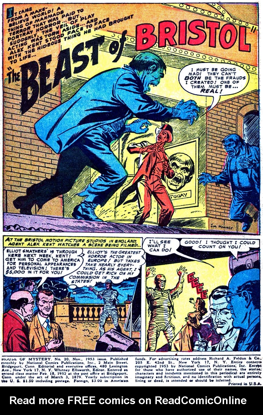 Read online House of Mystery (1951) comic -  Issue #20 - 3