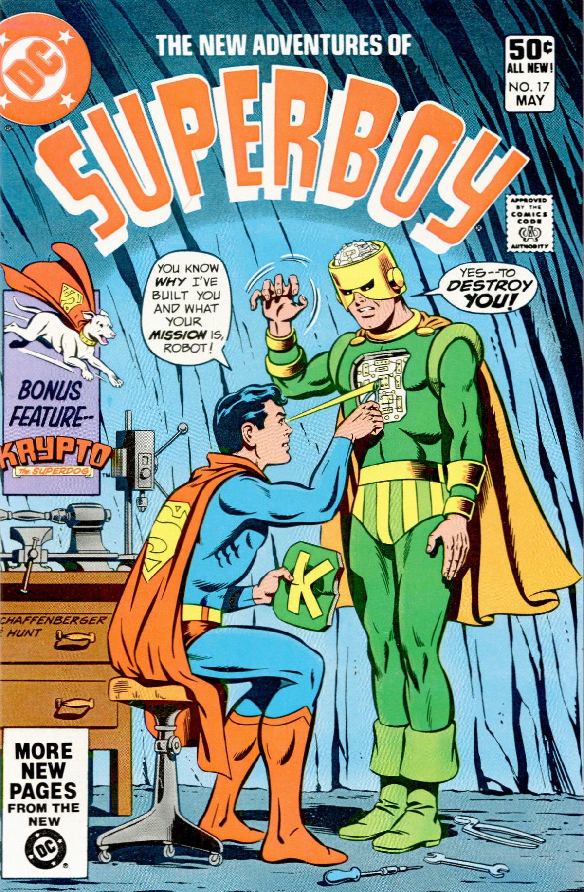 Read online The New Adventures of Superboy comic -  Issue #17 - 1
