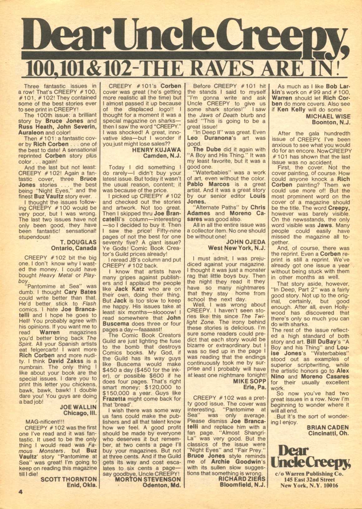 Read online Creepy (1964) comic -  Issue #104 - 4