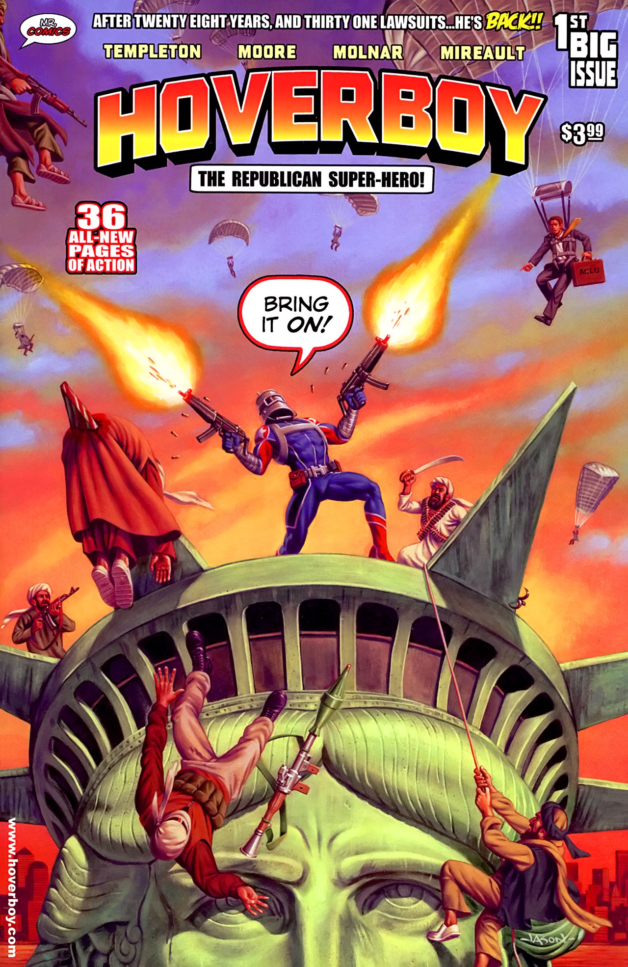Read online Hoverboy: The Republican Super-Hero comic -  Issue # Full - 1