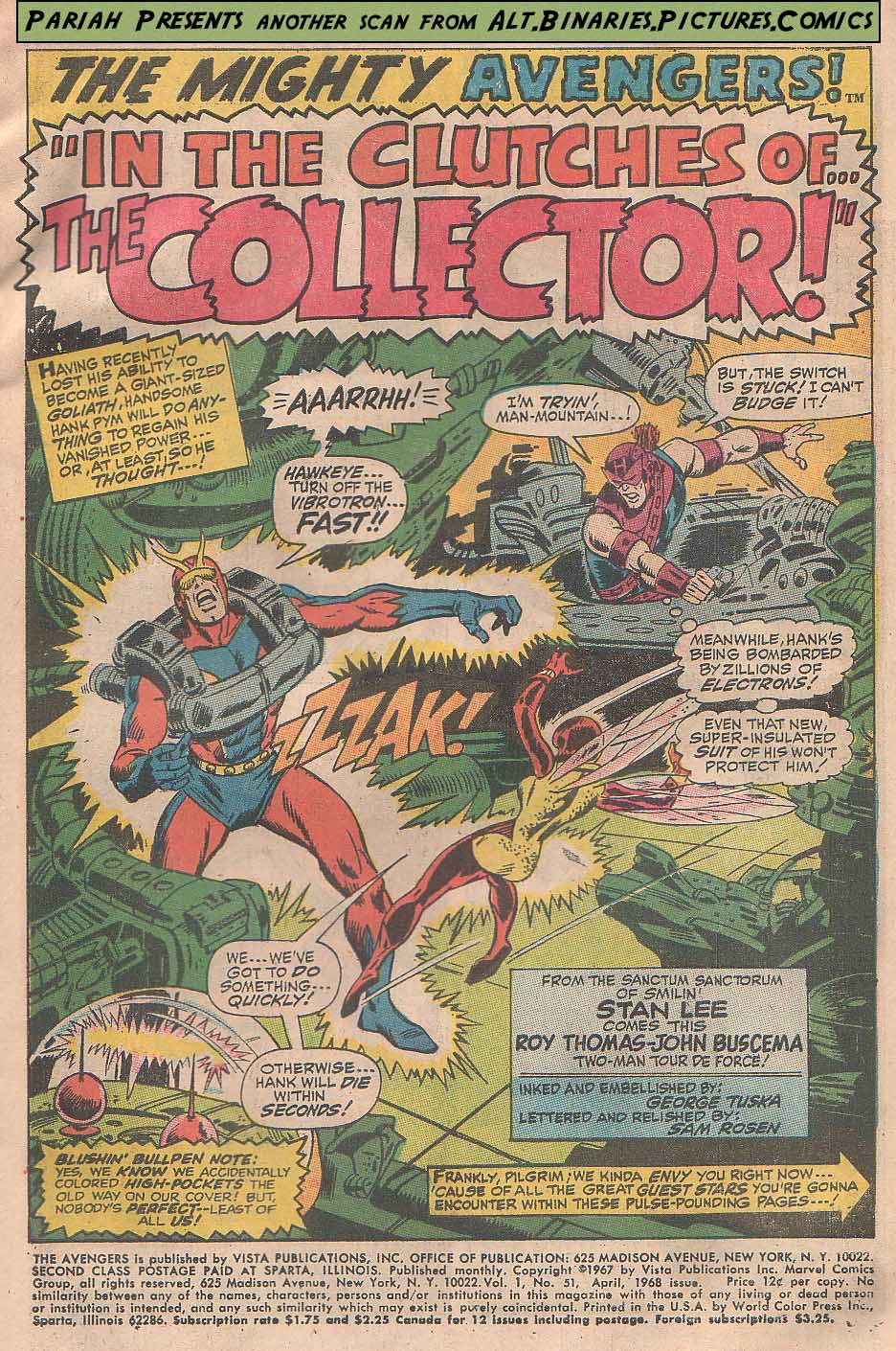 Read online The Avengers (1963) comic -  Issue #51 - 2