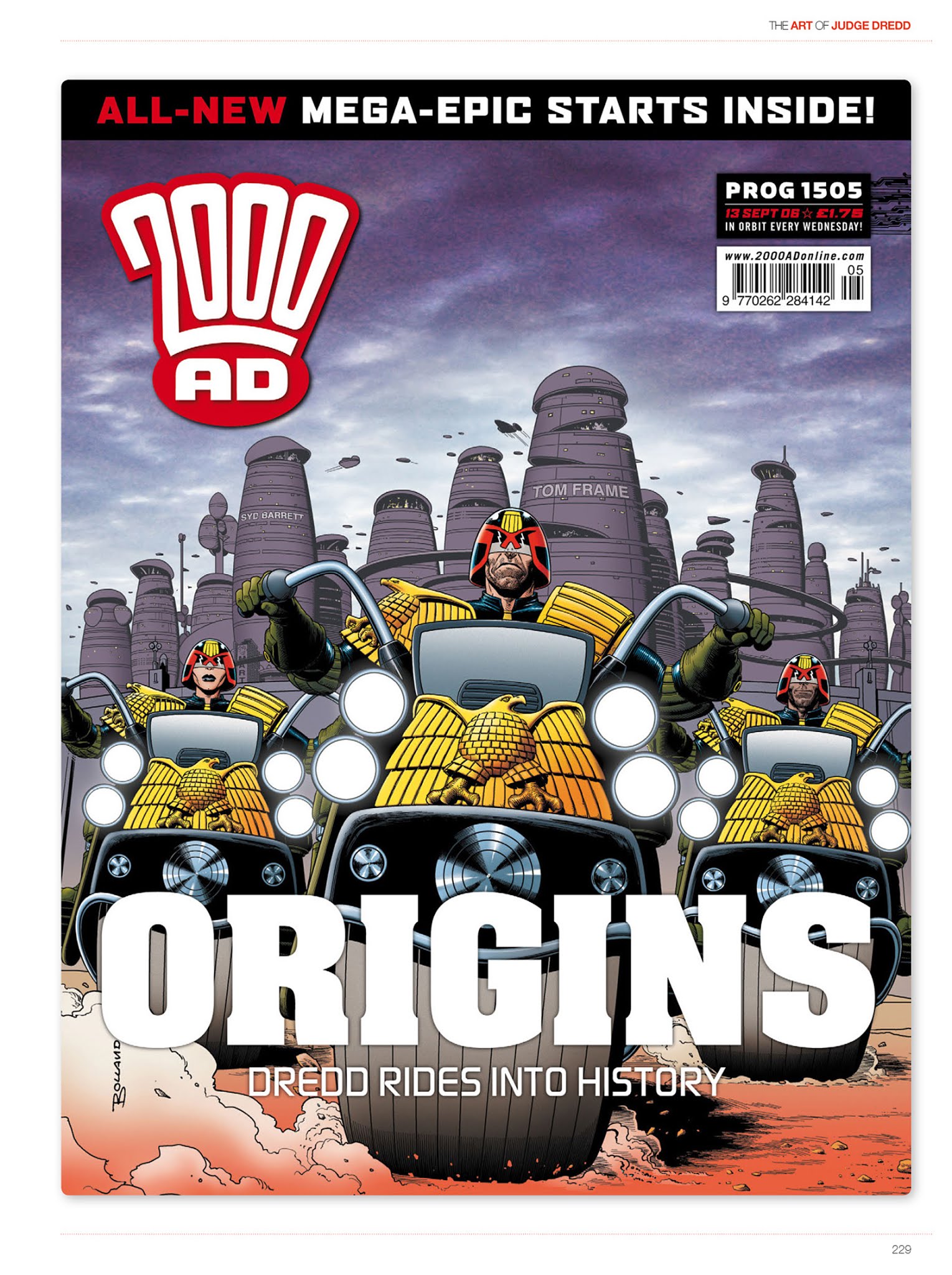 Read online The Art of Judge Dredd: Featuring 35 Years of Zarjaz Covers comic -  Issue # TPB (Part 3) - 49