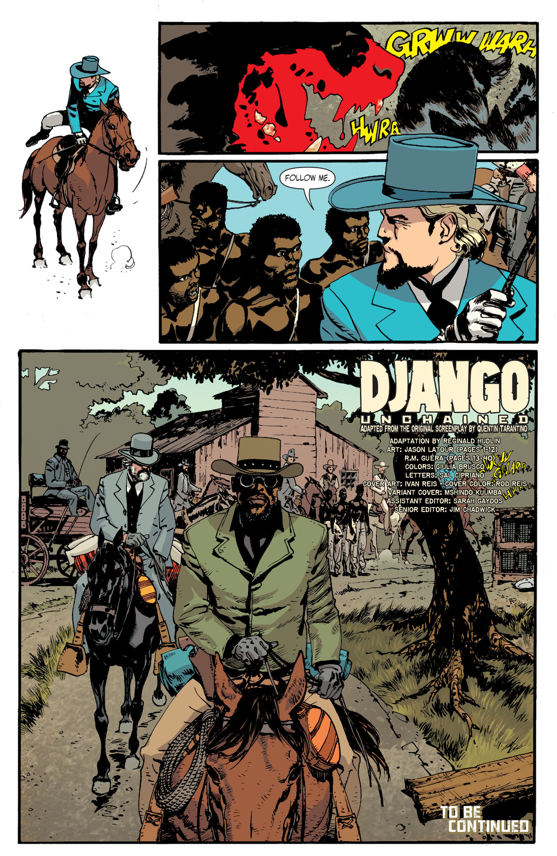 Read online Django Unchained comic -  Issue #4 - 41