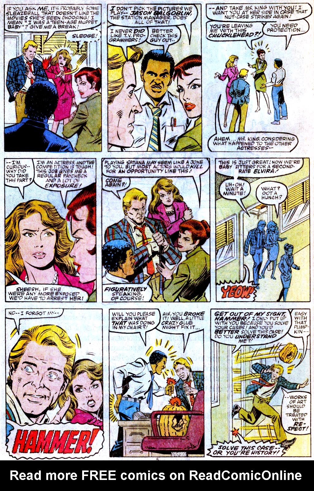 Read online Sledge Hammer! comic -  Issue #1 - 6