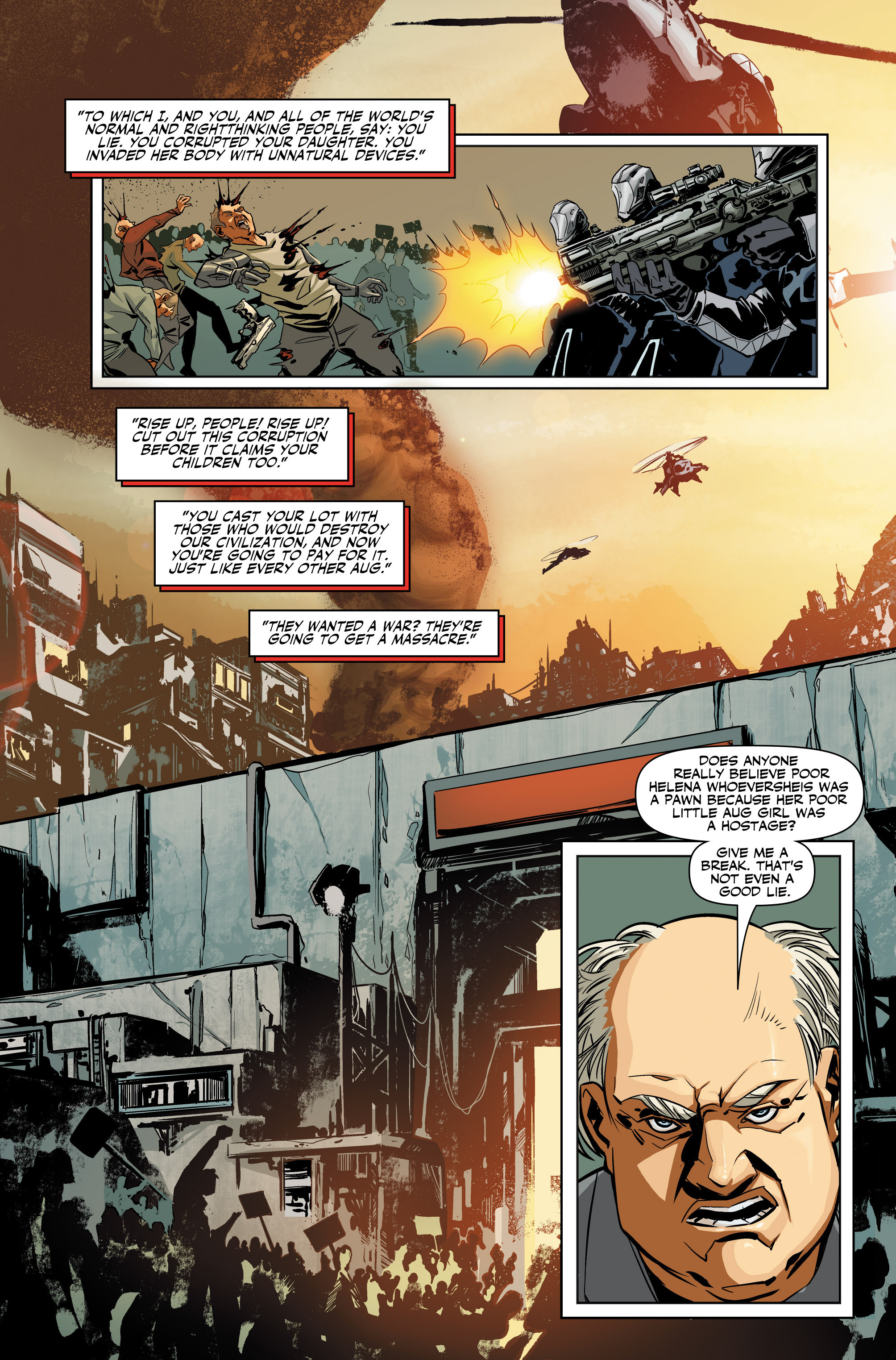 Read online Deus Ex: Children's Crusade comic -  Issue #3 - 11