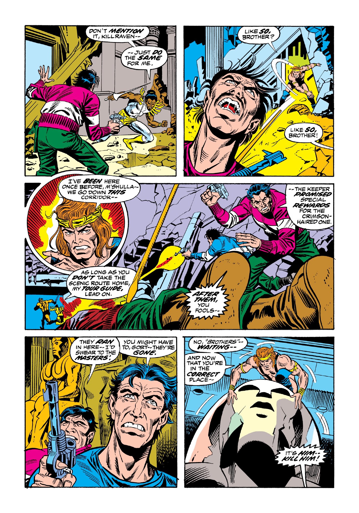 Read online Marvel Masterworks: Killraven comic -  Issue # TPB 1 (Part 1) - 57