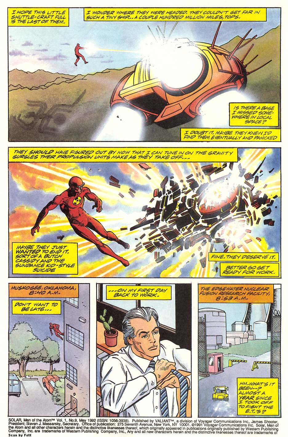 Read online Solar, Man of the Atom comic -  Issue #9 - 4