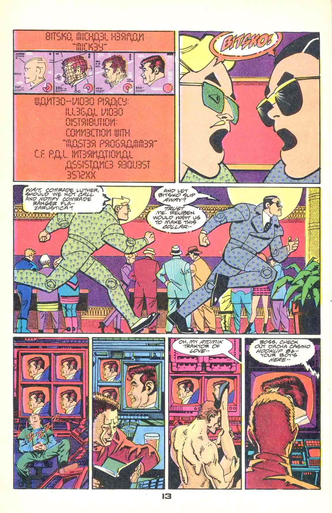 Read online Howard Chaykin's American Flagg comic -  Issue #10 - 17