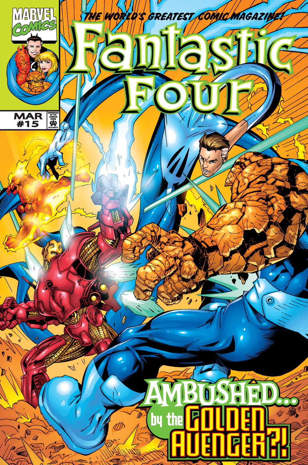 Read online Fantastic Four (1998) comic -  Issue #15 - 1