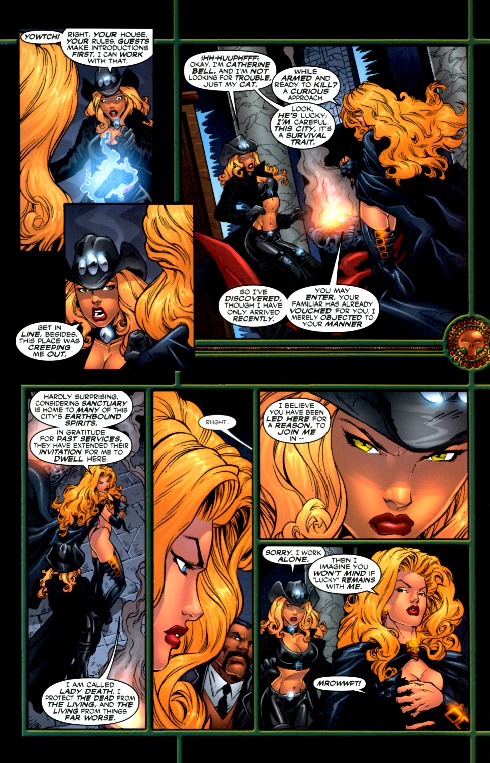 Read online Lady Death / Bad Kitty comic -  Issue # Full - 8