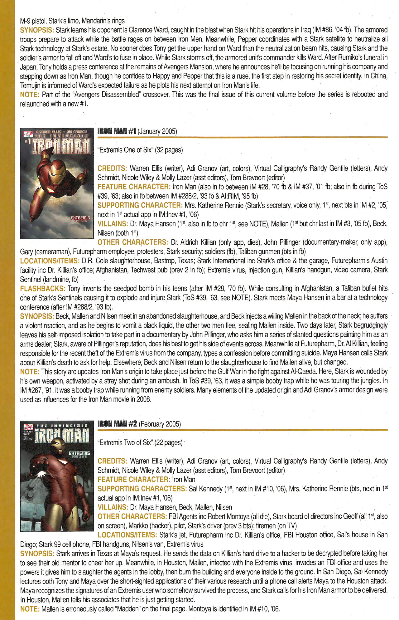 Read online Official Index to the Marvel Universe comic -  Issue #12 - 32