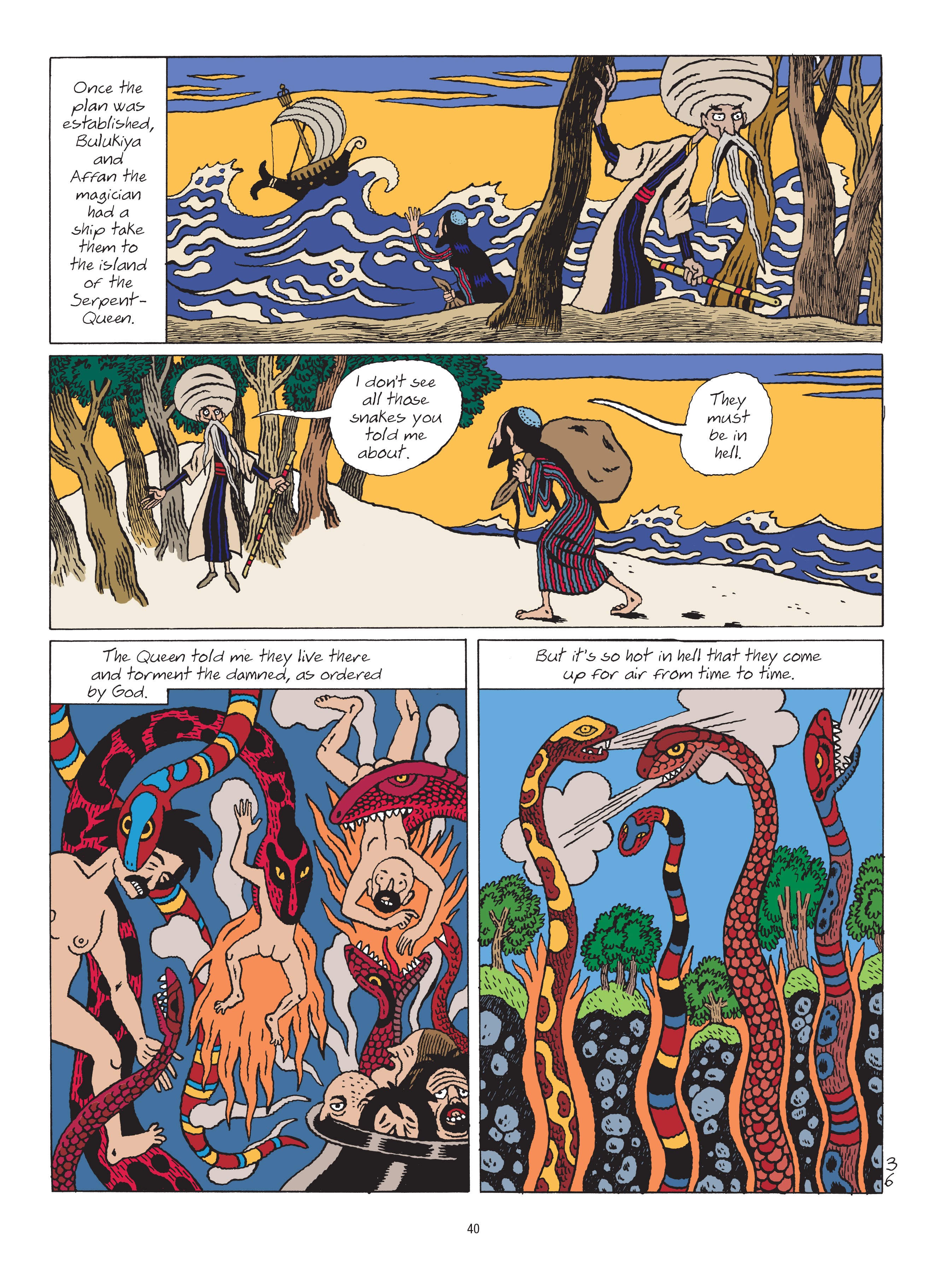 Read online A Tale of a Thousand and One Nights: HASIB & the Queen of Serpents comic -  Issue # TPB - 40