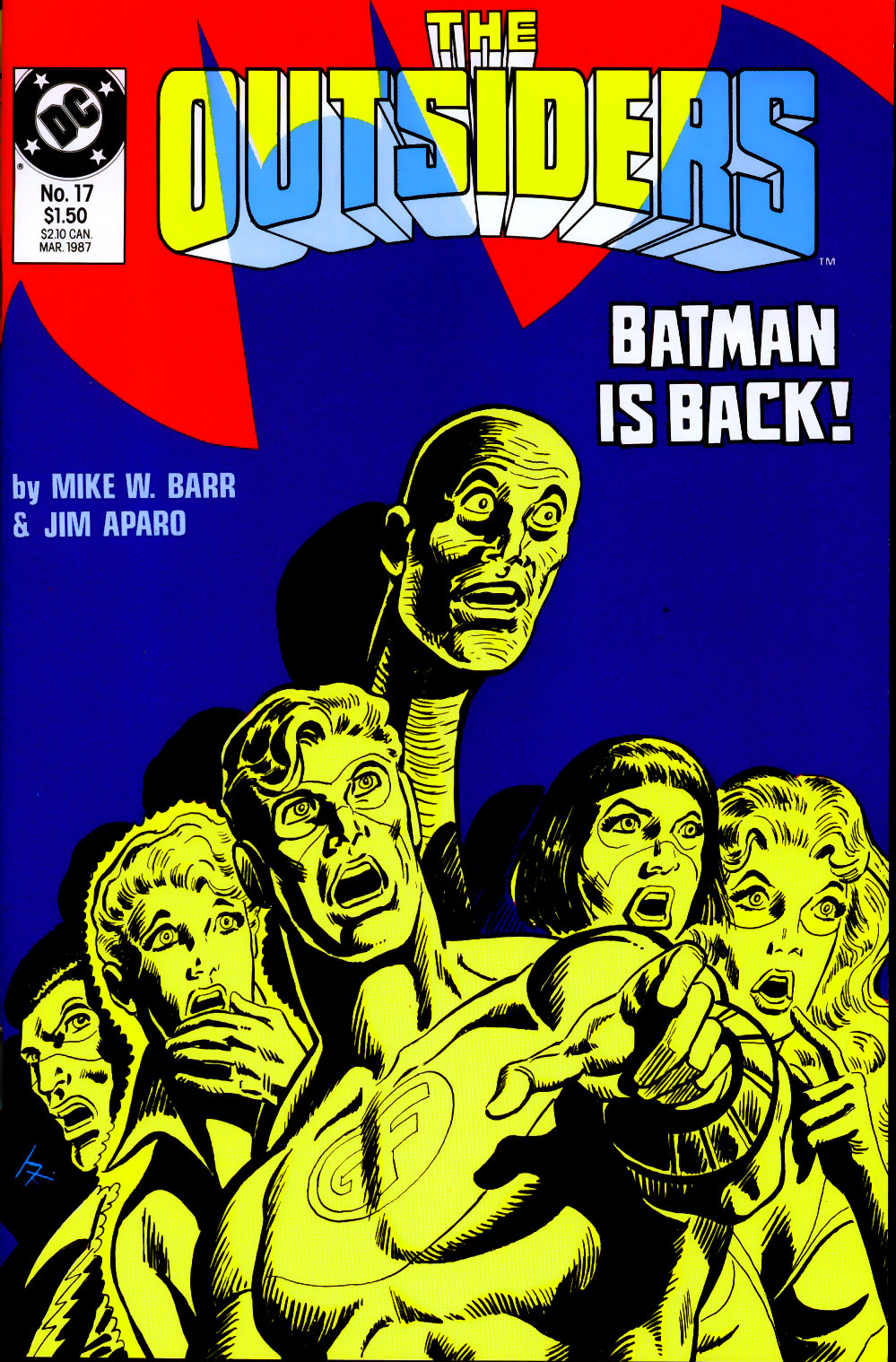 Read online The Outsiders (1985) comic -  Issue #17 - 2