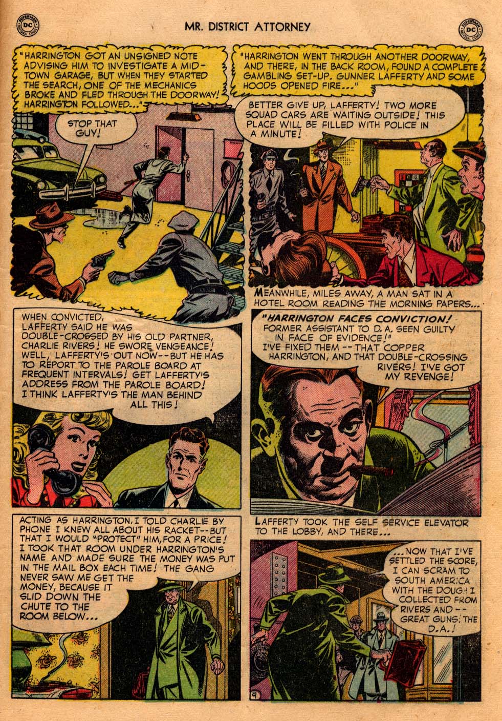 Read online Mr. District Attorney comic -  Issue #17 - 47