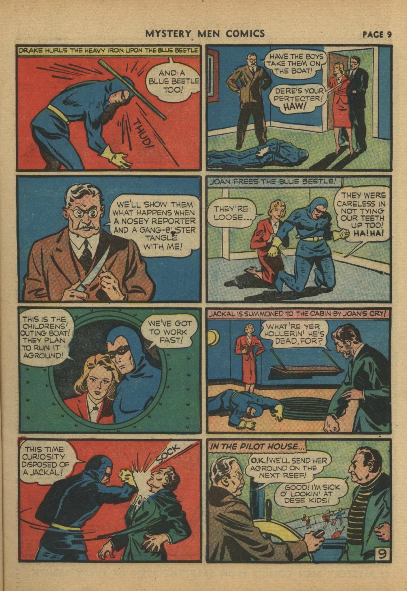 Read online Mystery Men Comics comic -  Issue #17 - 11