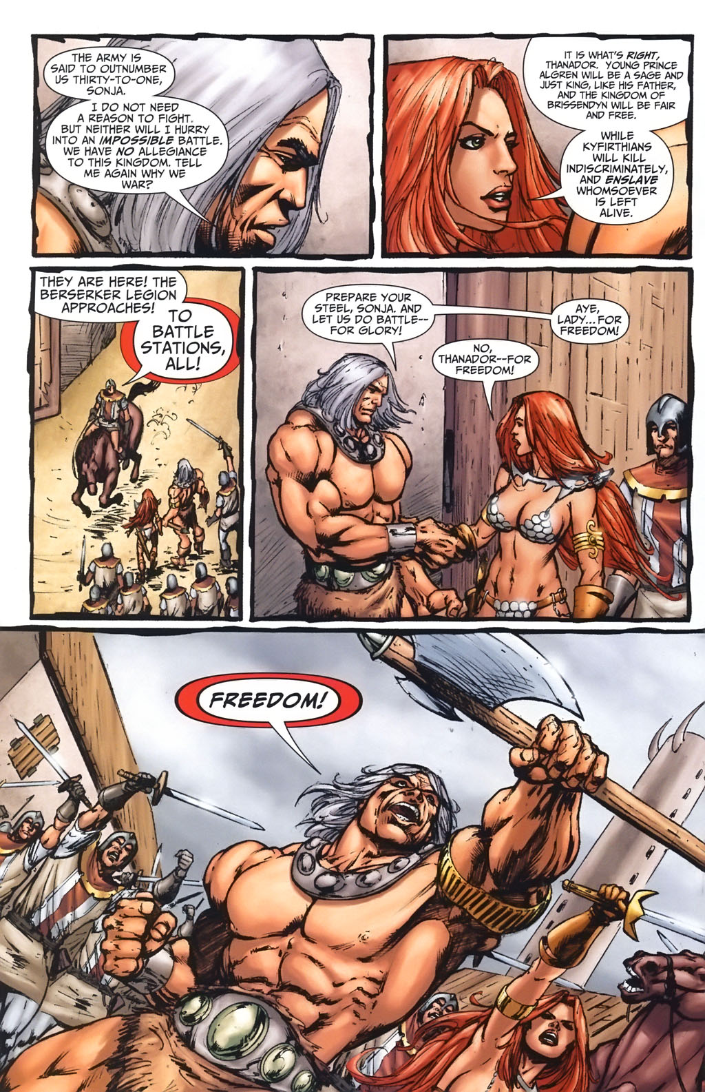 Read online Red Sonja / Claw The Unconquered: Devil's Hands comic -  Issue # TPB - 47