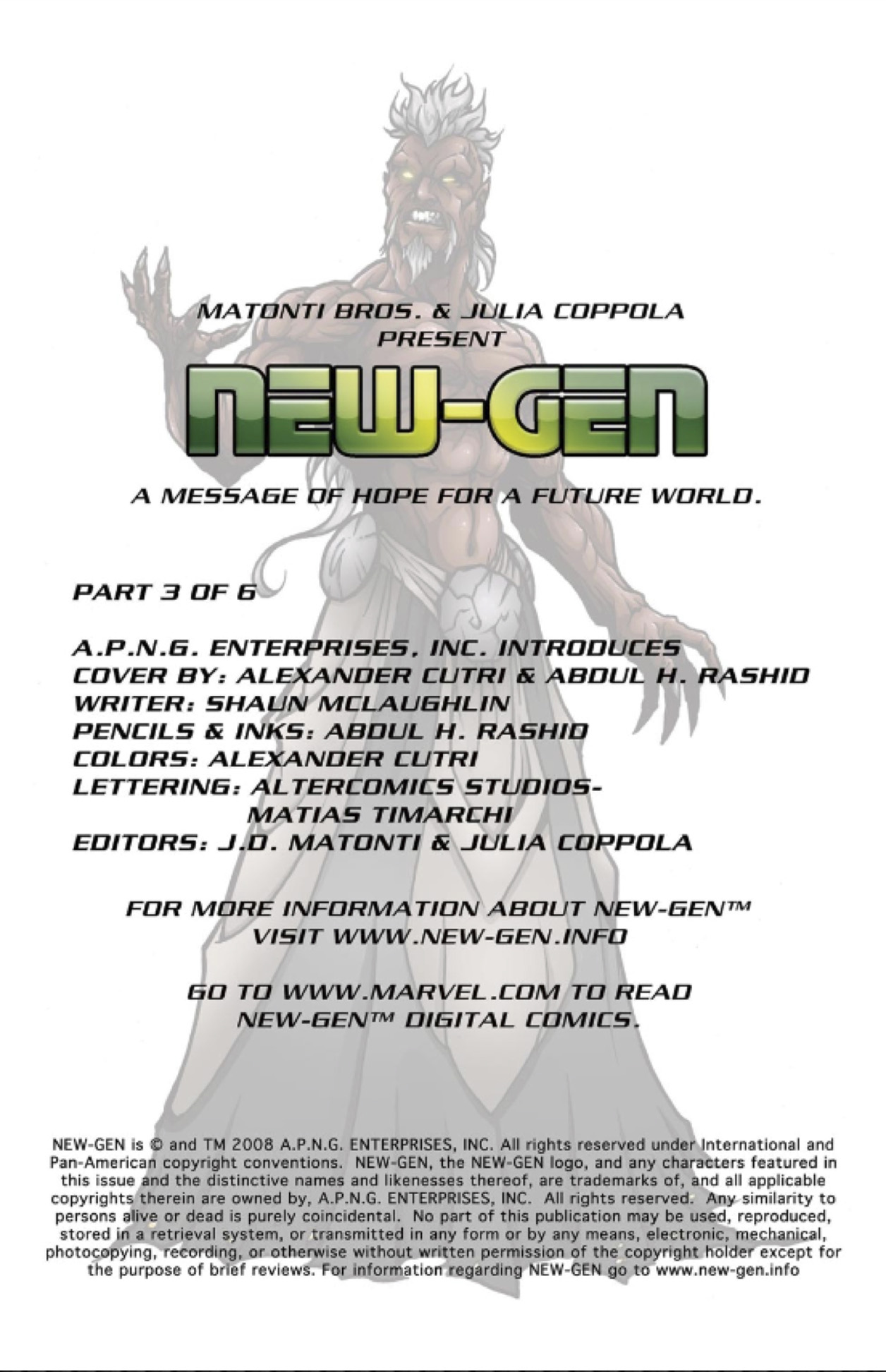 Read online New-Gen comic -  Issue #3 - 2