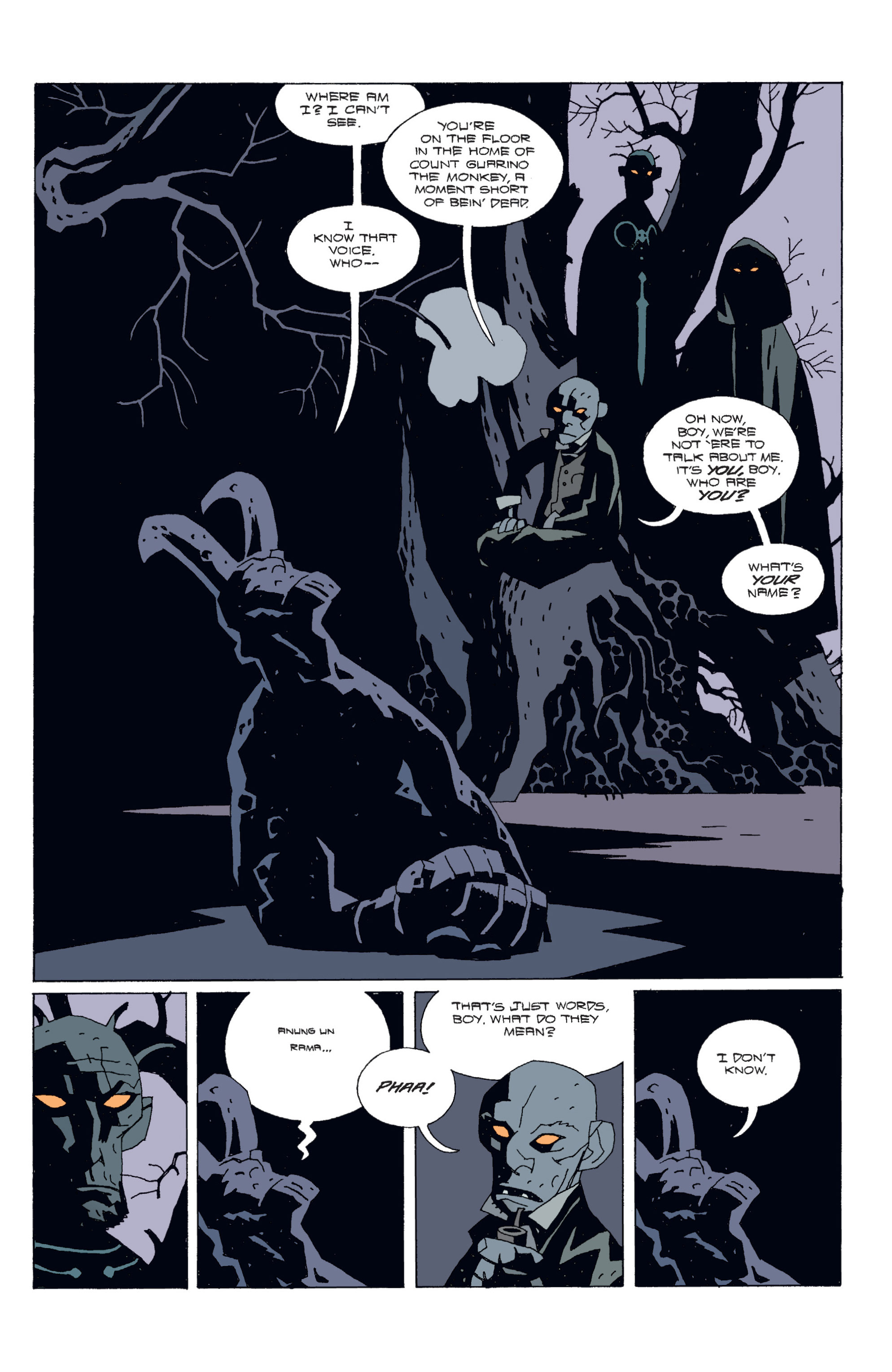 Read online Hellboy comic -  Issue #4 - 104
