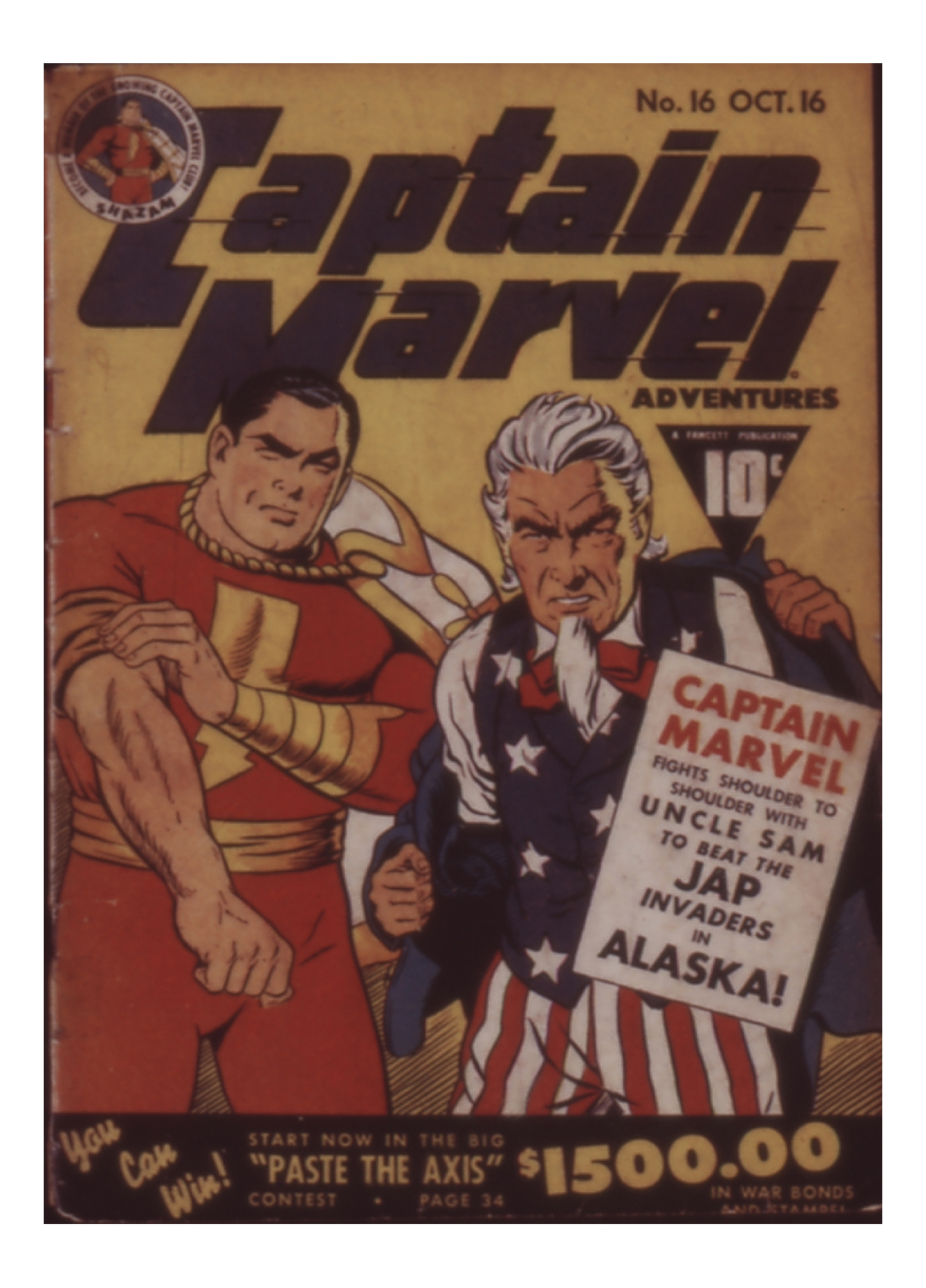 Read online Captain Marvel Adventures comic -  Issue #16 - 1