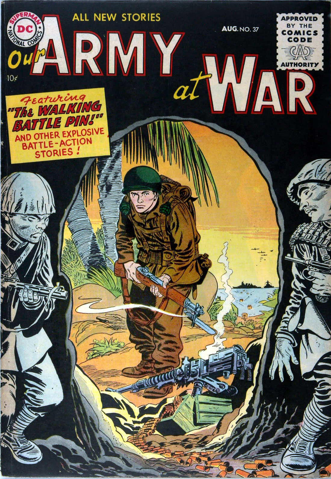 Read online Our Army at War (1952) comic -  Issue #37 - 1