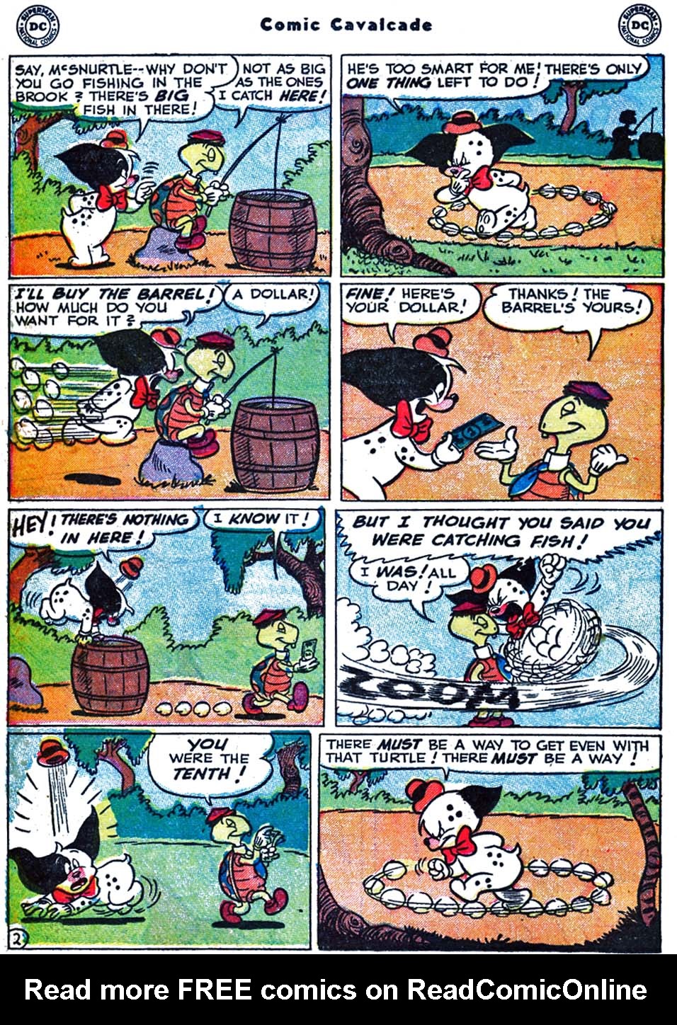 Read online Comic Cavalcade comic -  Issue #51 - 36