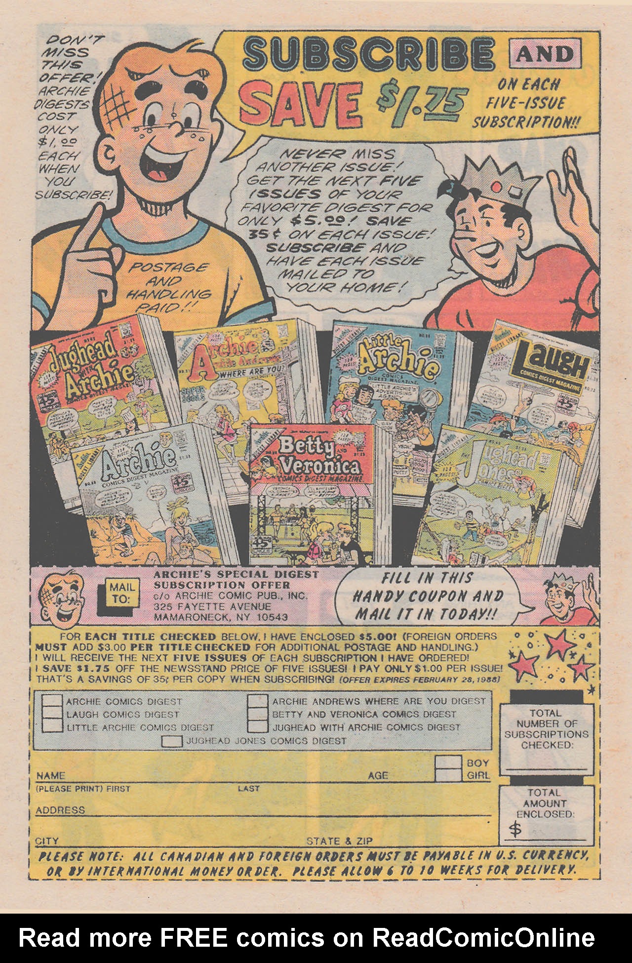 Read online Jughead with Archie Digest Magazine comic -  Issue #83 - 106