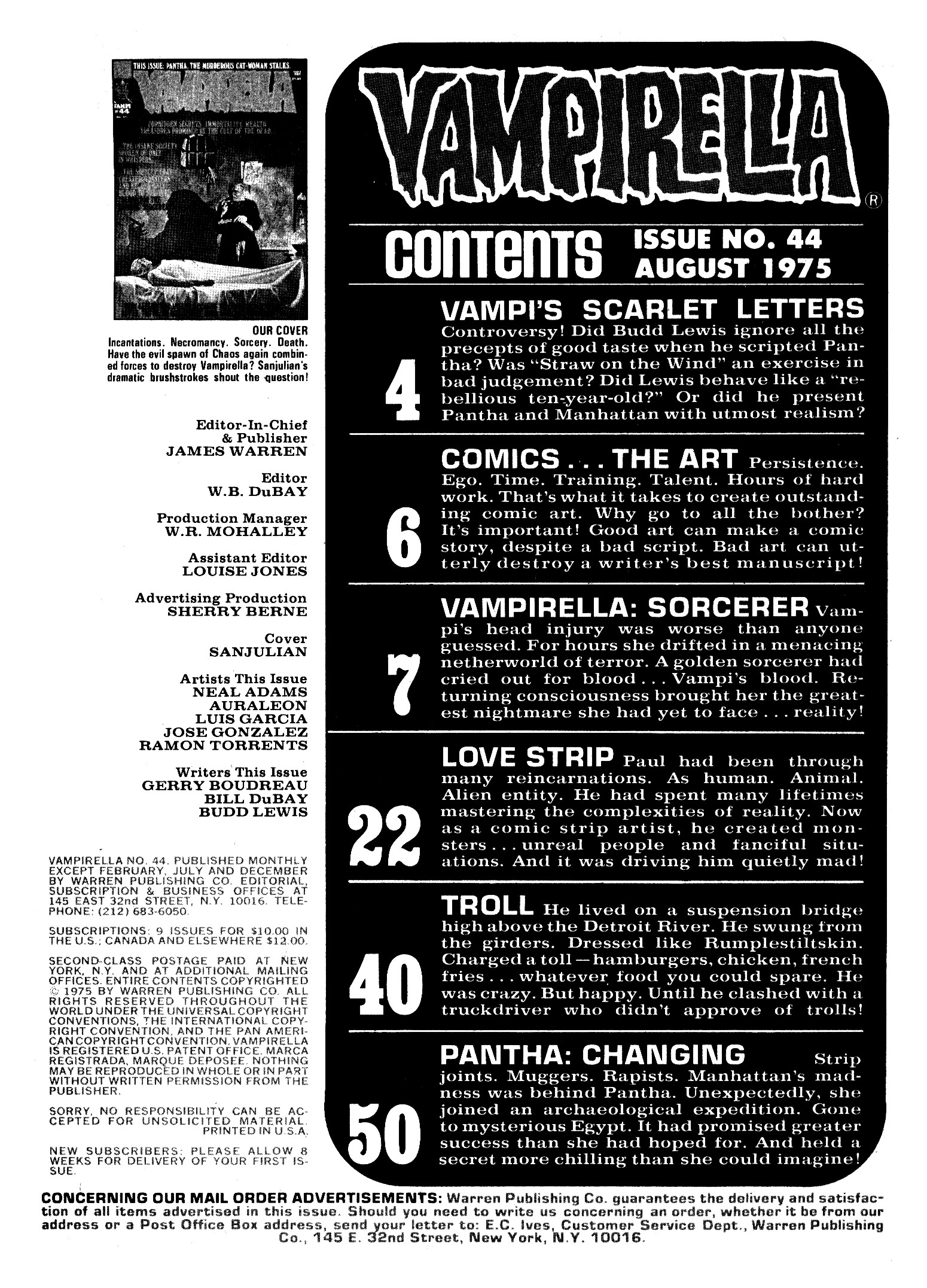 Read online Vampirella (1969) comic -  Issue #44 - 3