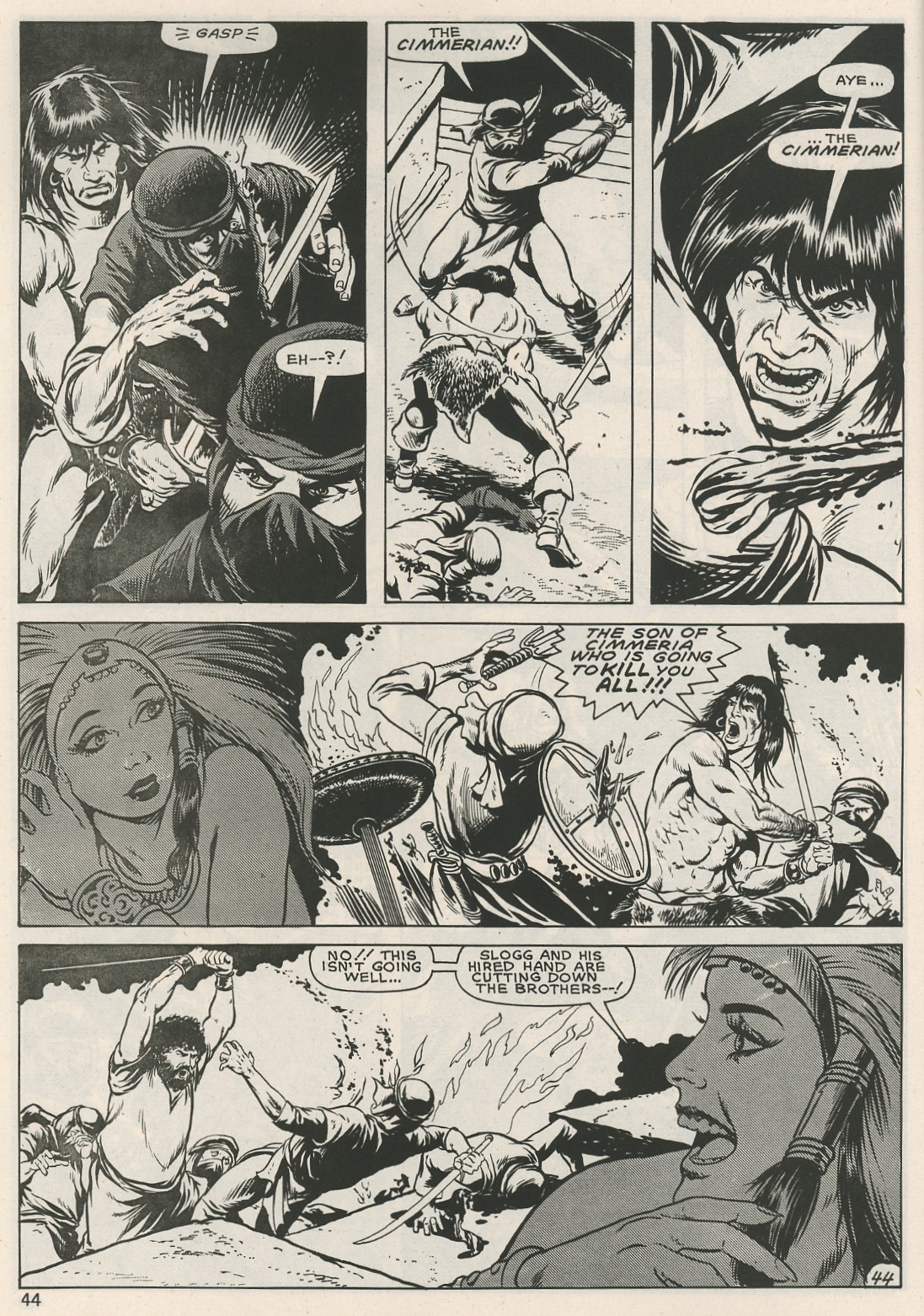 Read online The Savage Sword Of Conan comic -  Issue #125 - 44