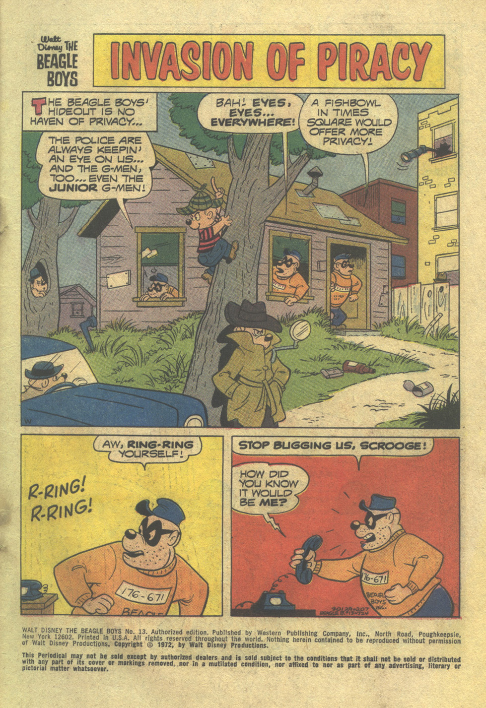 Read online Walt Disney THE BEAGLE BOYS comic -  Issue #13 - 3