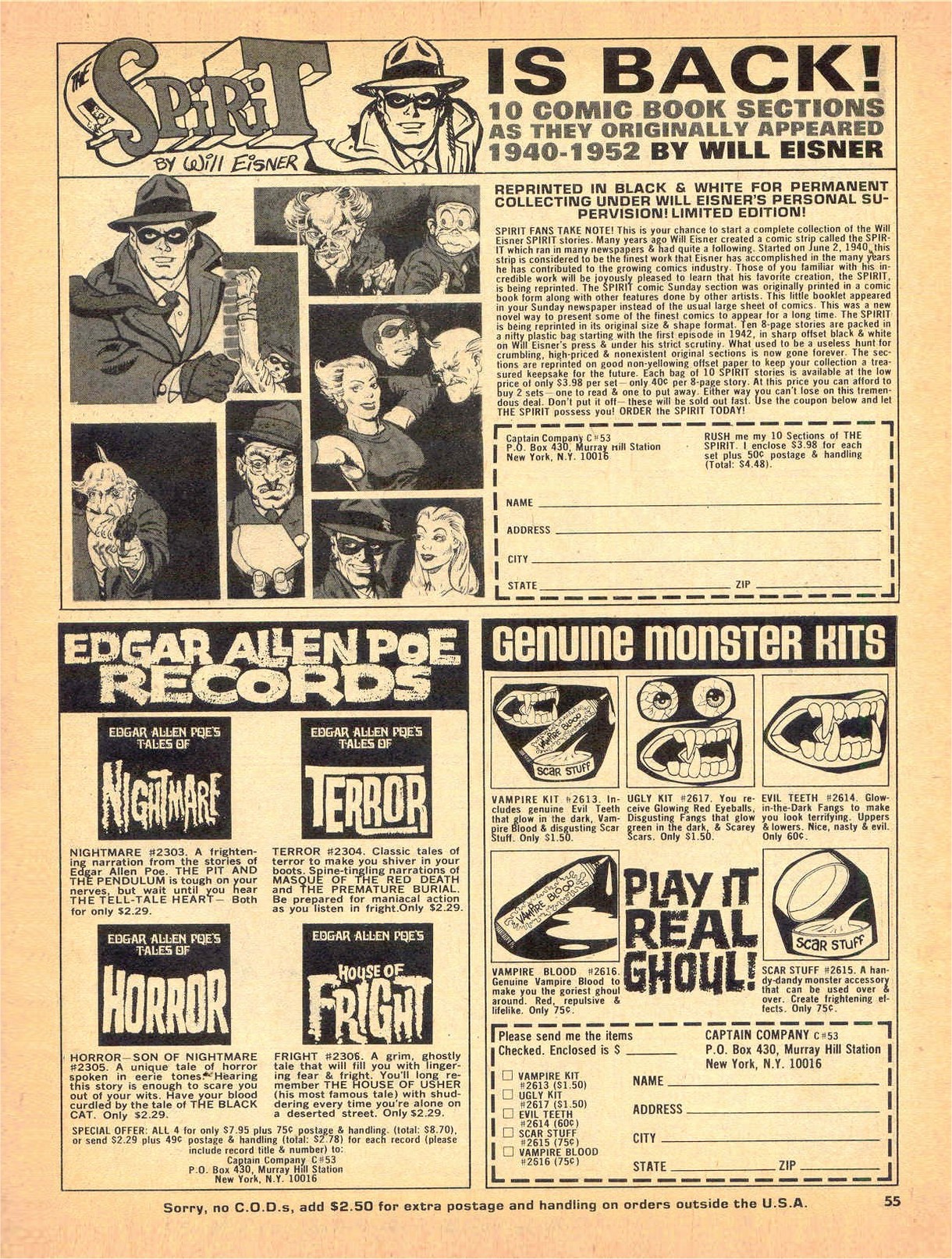Read online Creepy (1964) comic -  Issue #53 - 54