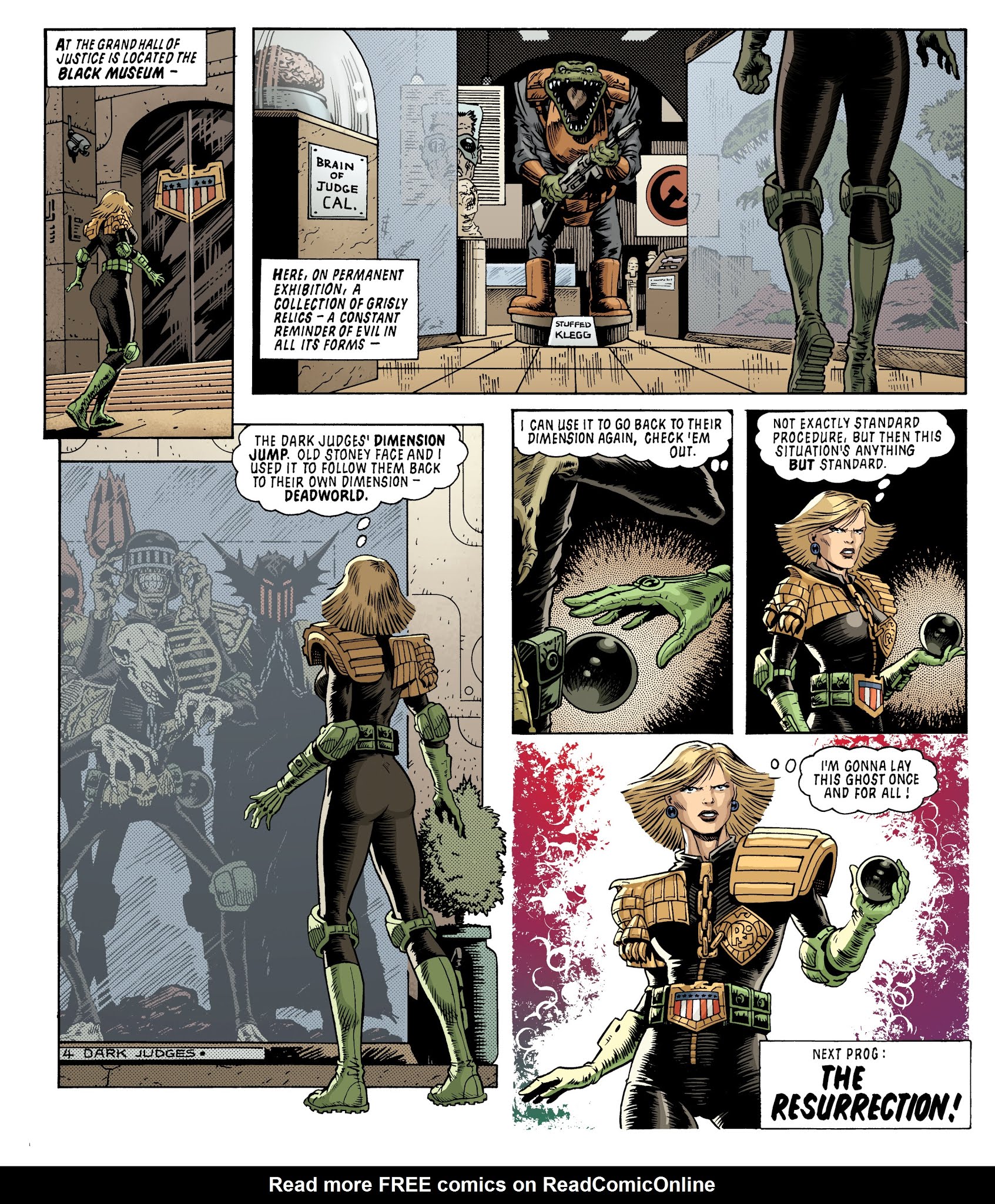 Read online Judge Dredd Classics: The Dark Judges comic -  Issue # TPB - 60