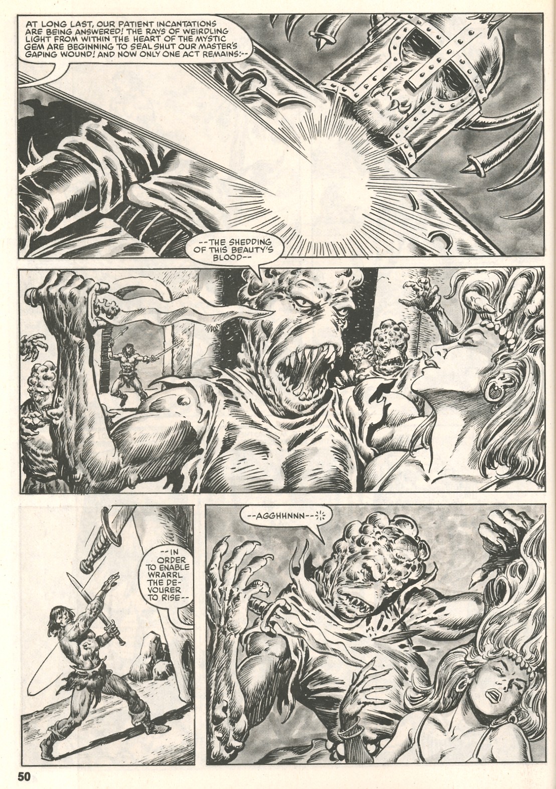 Read online The Savage Sword Of Conan comic -  Issue #109 - 52