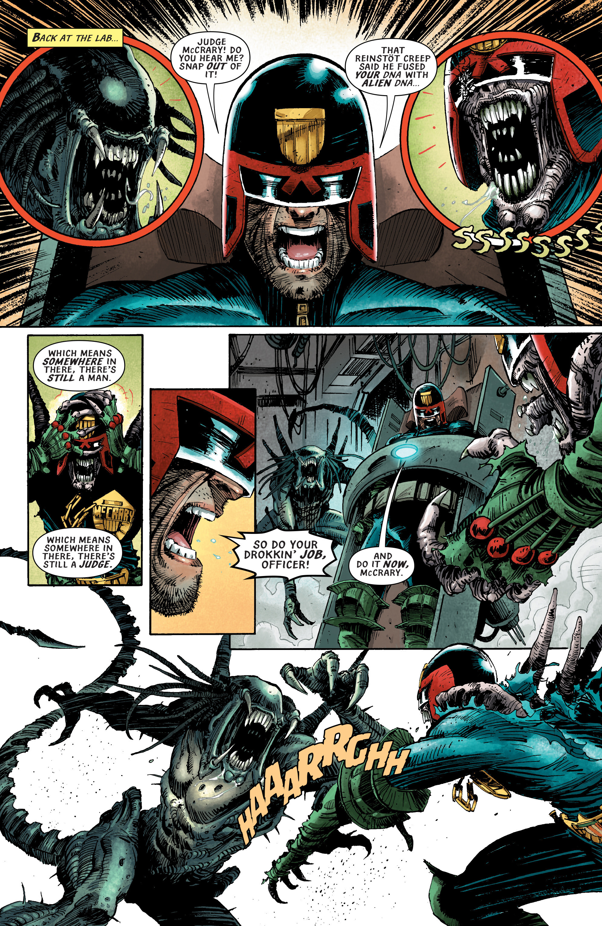 Read online Predator Vs. Judge Dredd Vs. Aliens comic -  Issue #3 - 10