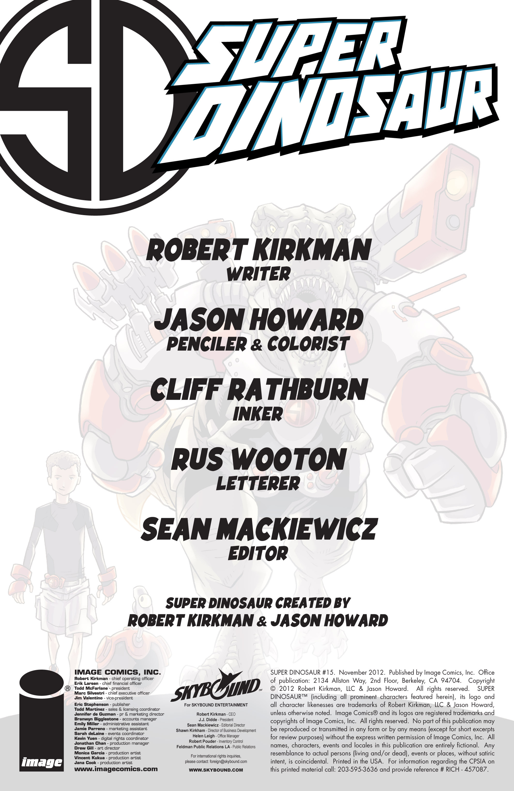 Read online Super Dinosaur (2011) comic -  Issue #15 - 2