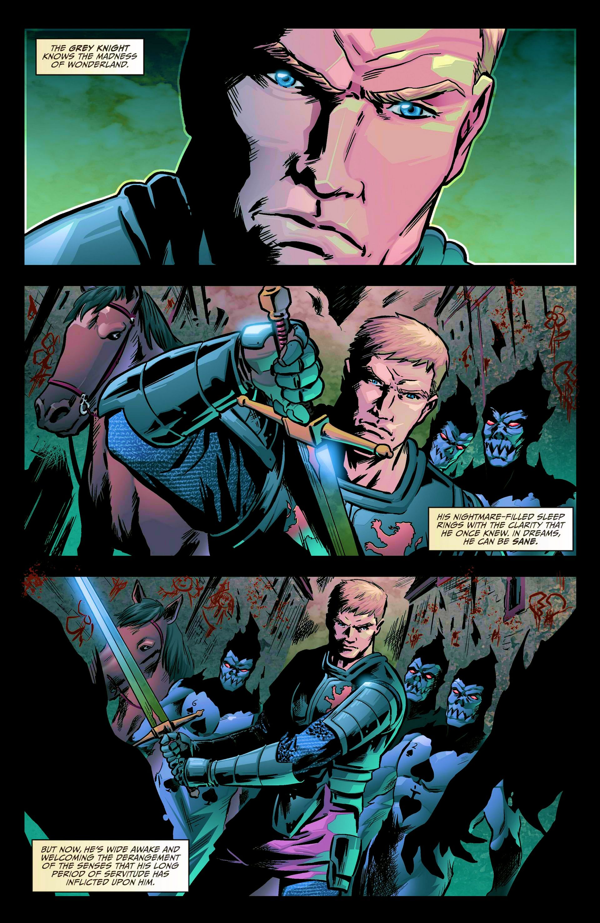 Read online Grimm Fairy Tales presents Wonderland: Clash of Queens comic -  Issue #3 - 5