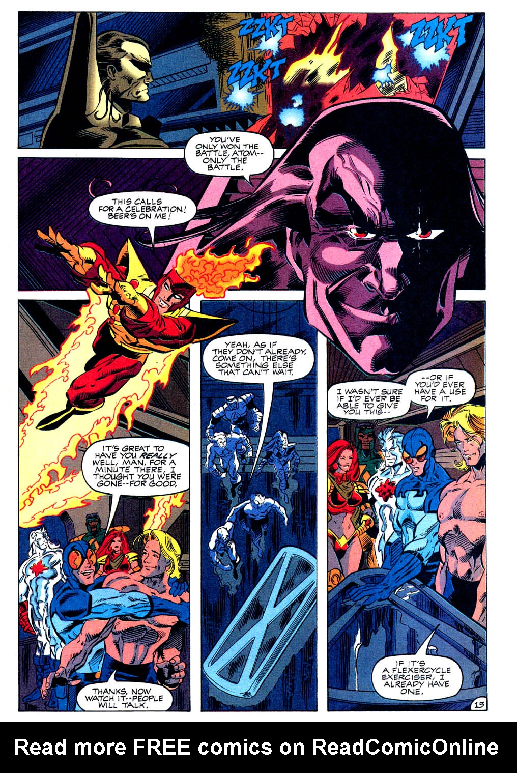 Read online Extreme Justice comic -  Issue #14 - 15