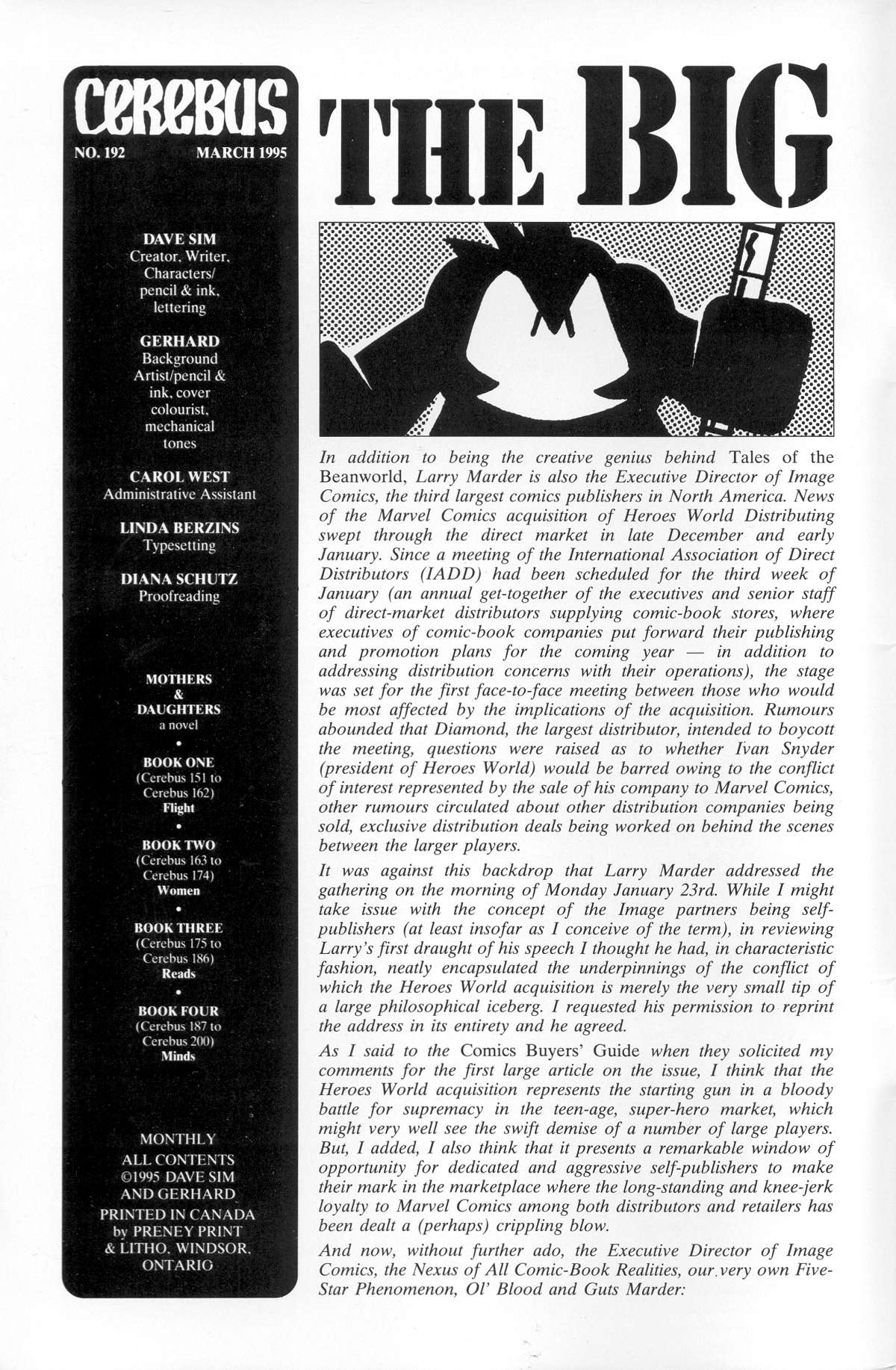 Read online Cerebus comic -  Issue #192 - 2