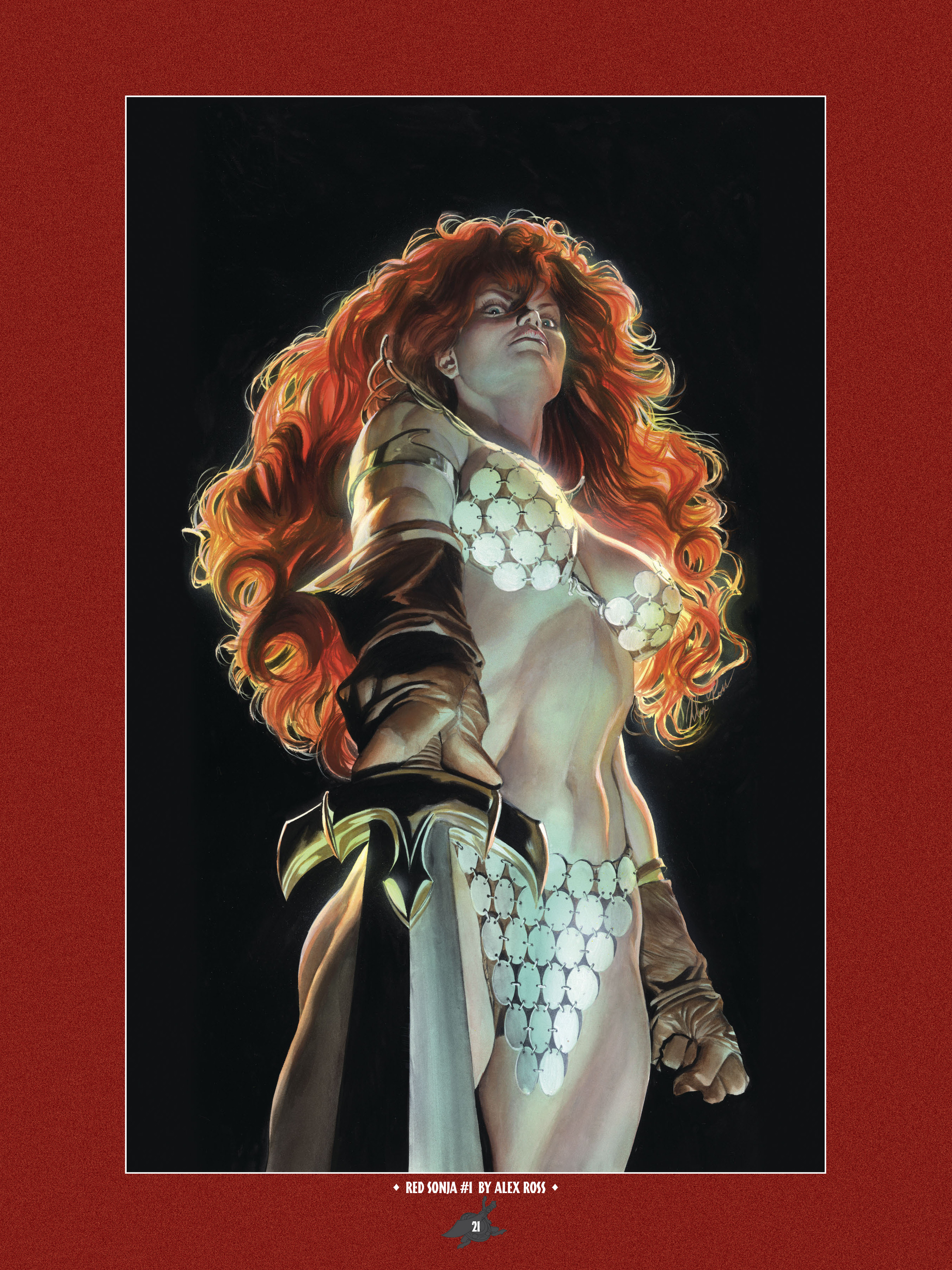 Read online The Art of Red Sonja comic -  Issue # TPB 1 (Part 1) - 22