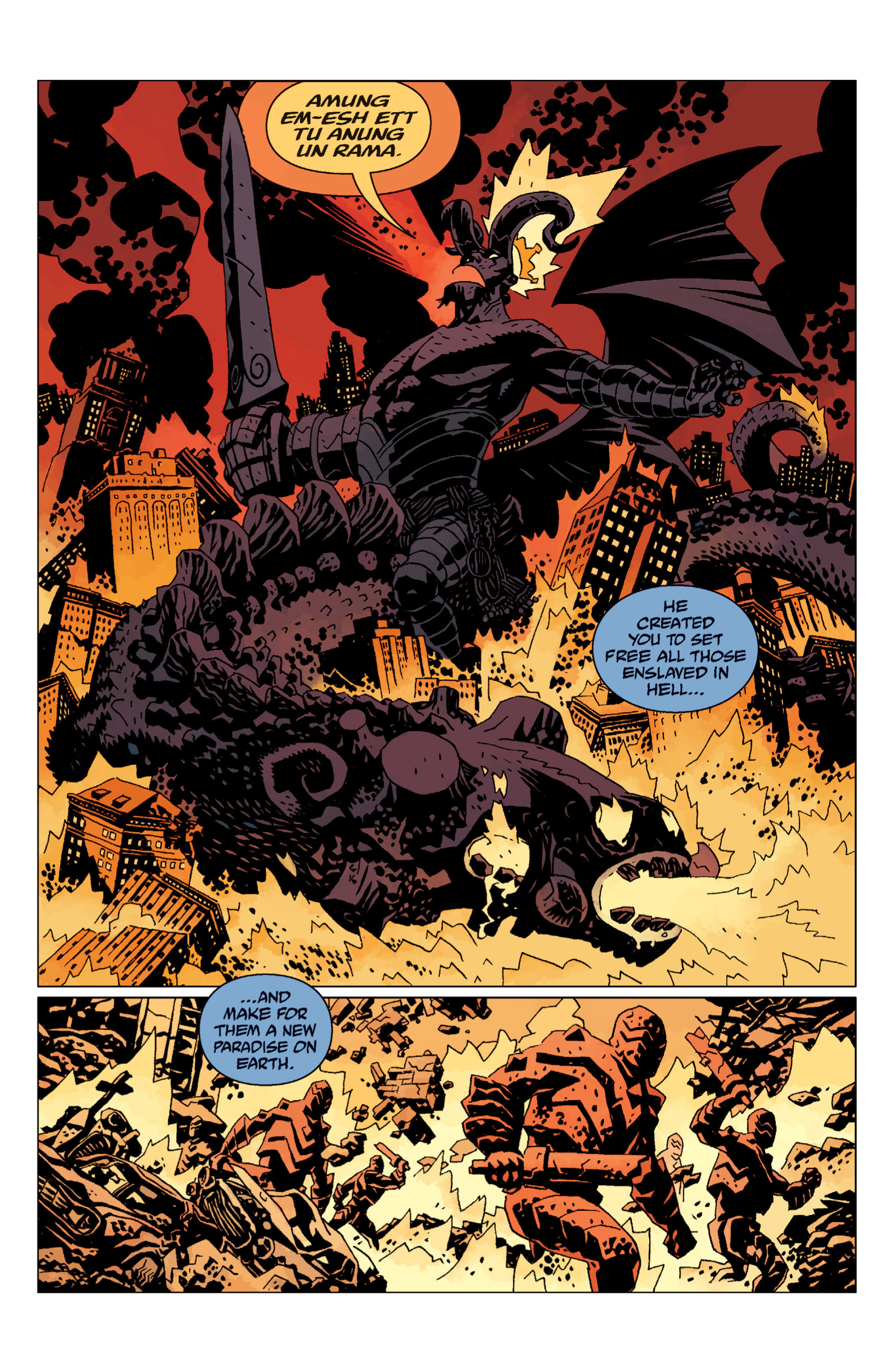 Read online Hellboy comic -  Issue #9 - 147