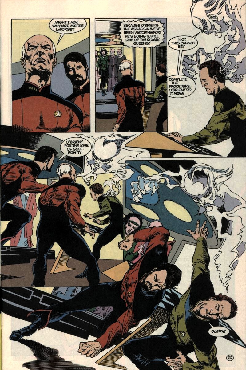 Read online Star Trek: The Next Generation (1989) comic -  Issue #13 - 21