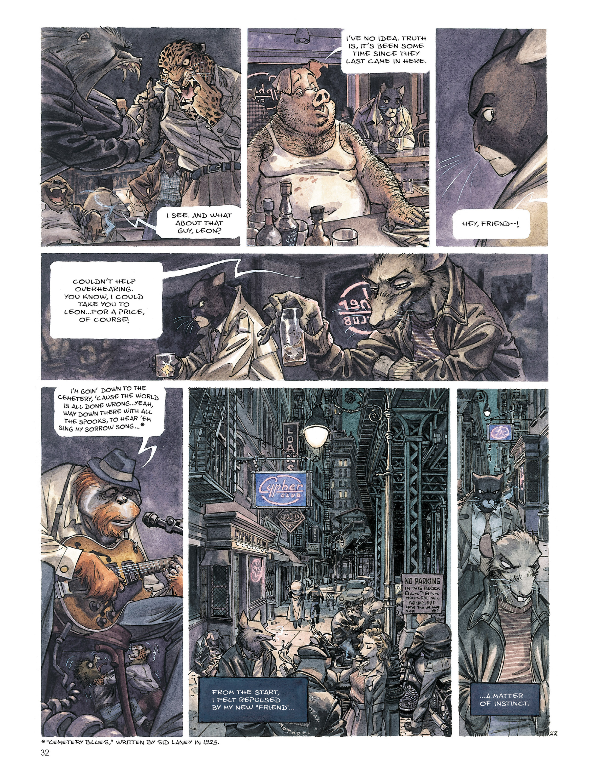 Read online Blacksad (2010) comic -  Issue # Full - 33