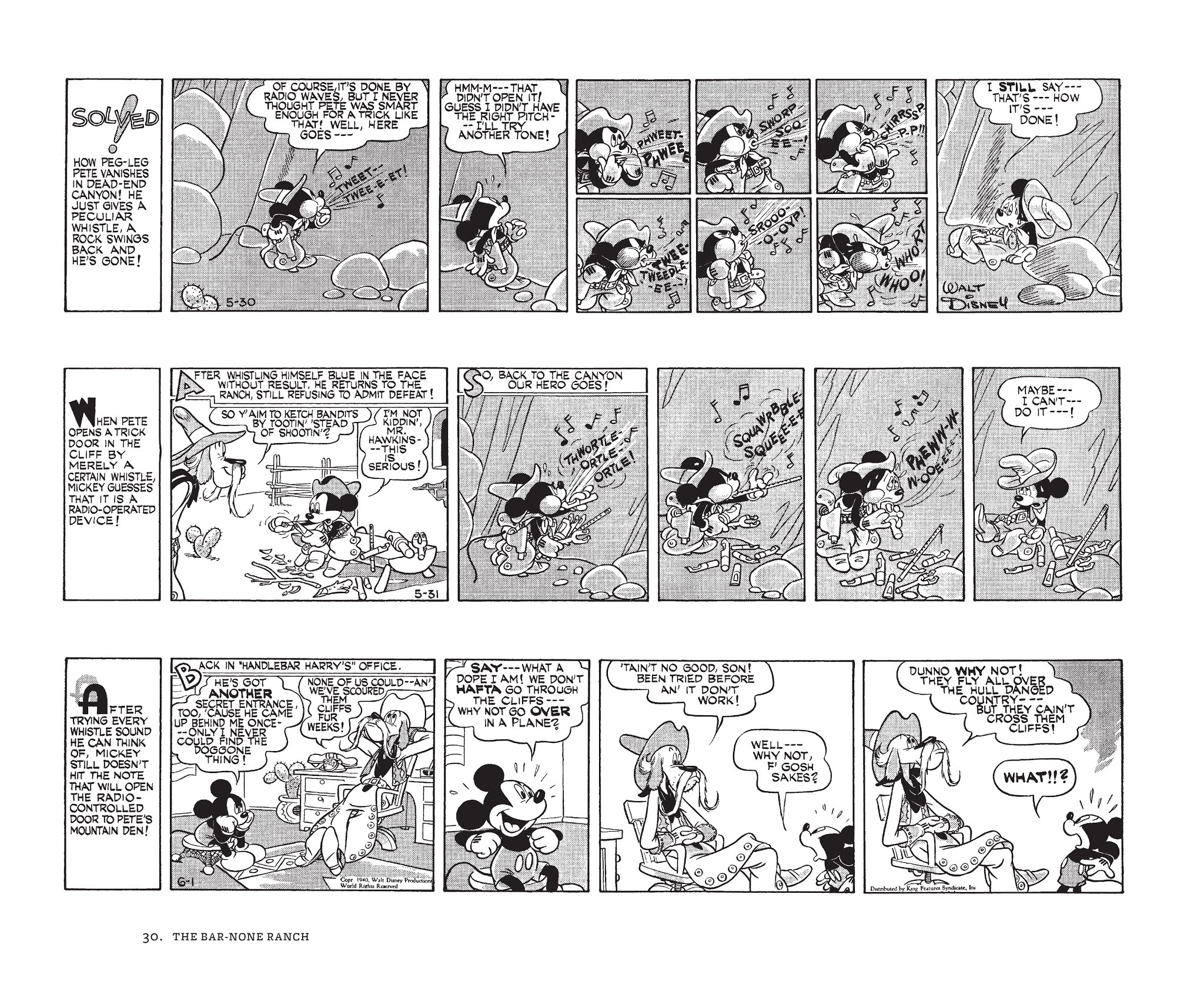 Read online Walt Disney's Mickey Mouse by Floyd Gottfredson comic -  Issue # TPB 6 (Part 1) - 30