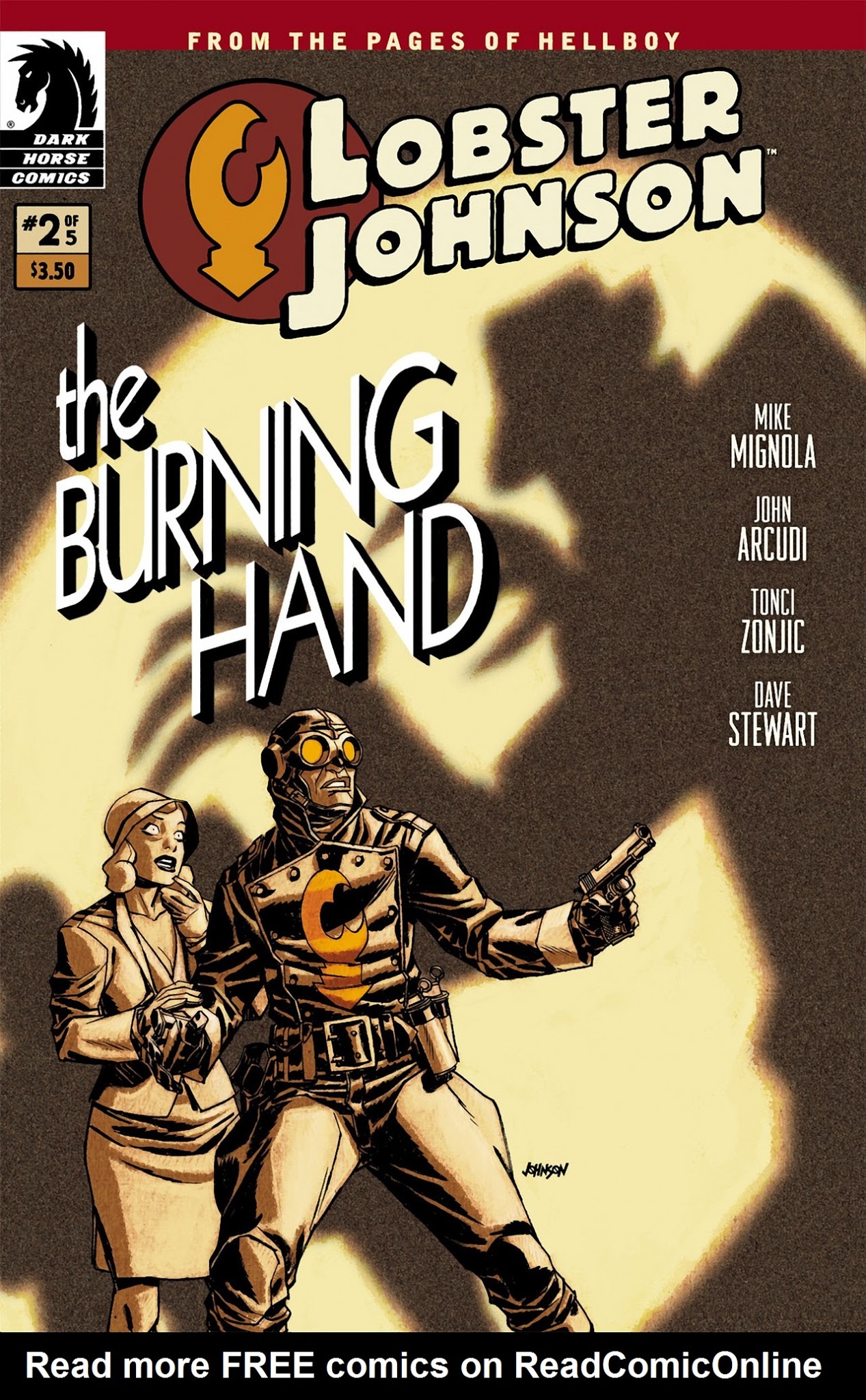 Read online Lobster Johnson: The Burning Hand comic -  Issue #2 - 1