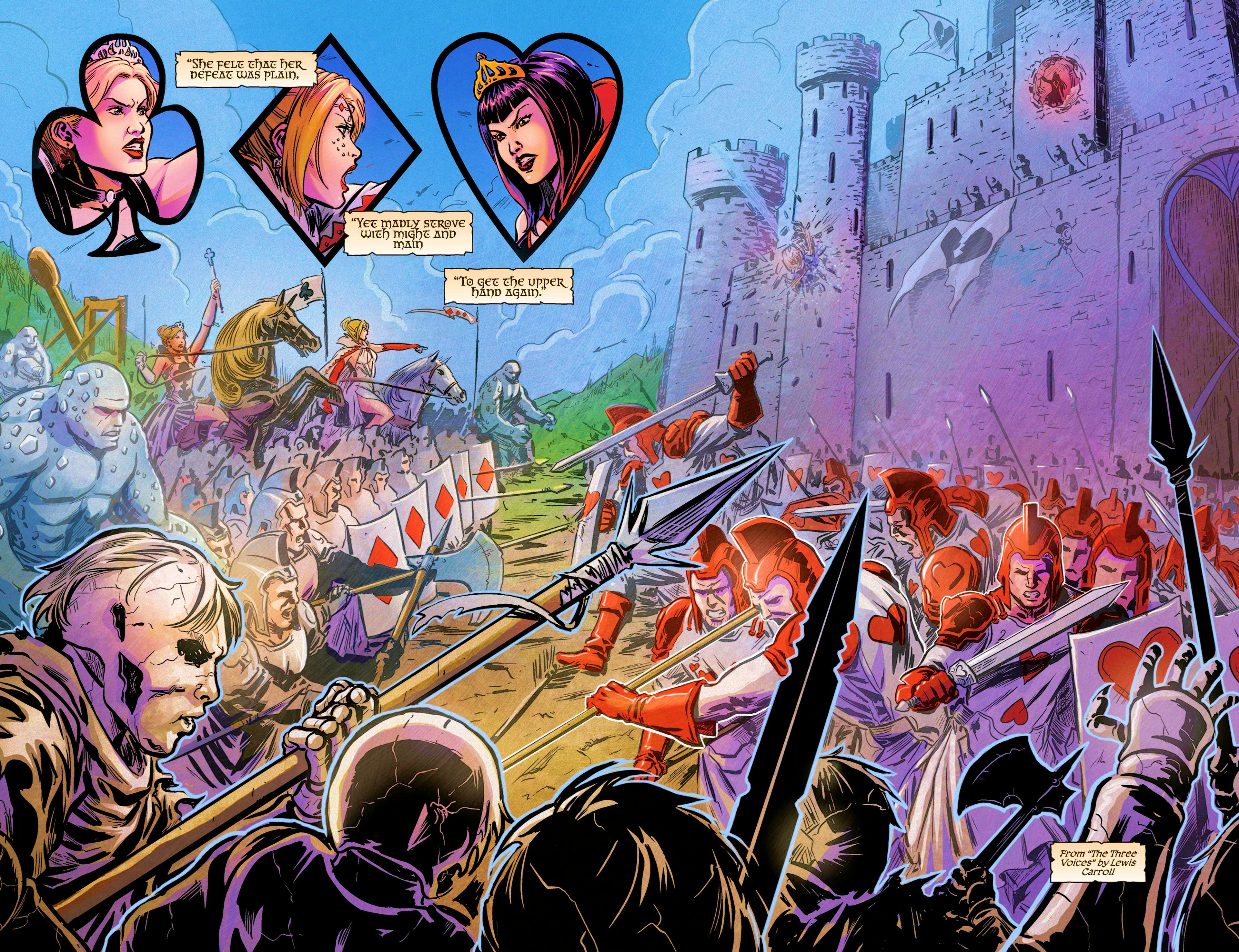Read online Grimm Fairy Tales presents Wonderland: Clash of Queens comic -  Issue #5 - 5