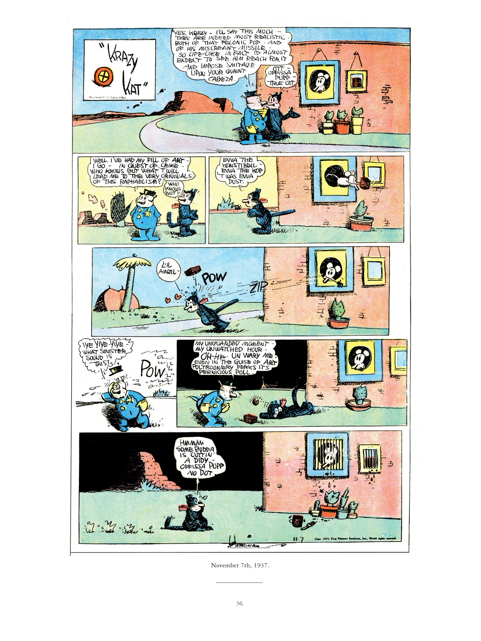 Read online Krazy & Ignatz comic -  Issue # TPB 10 - 54